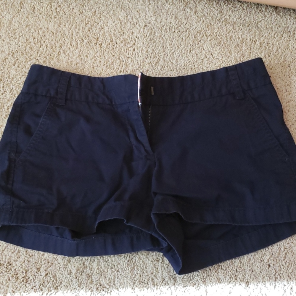 J. Crew Navy Chino Shorts